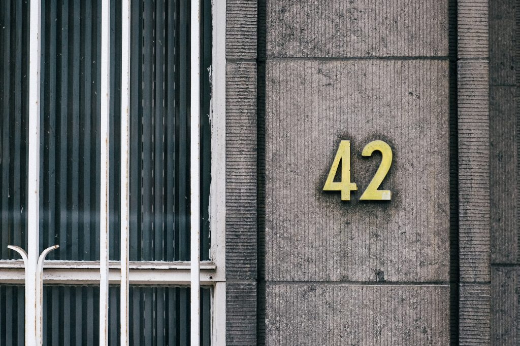 Bruxelles façade - Numéro d'habitation
